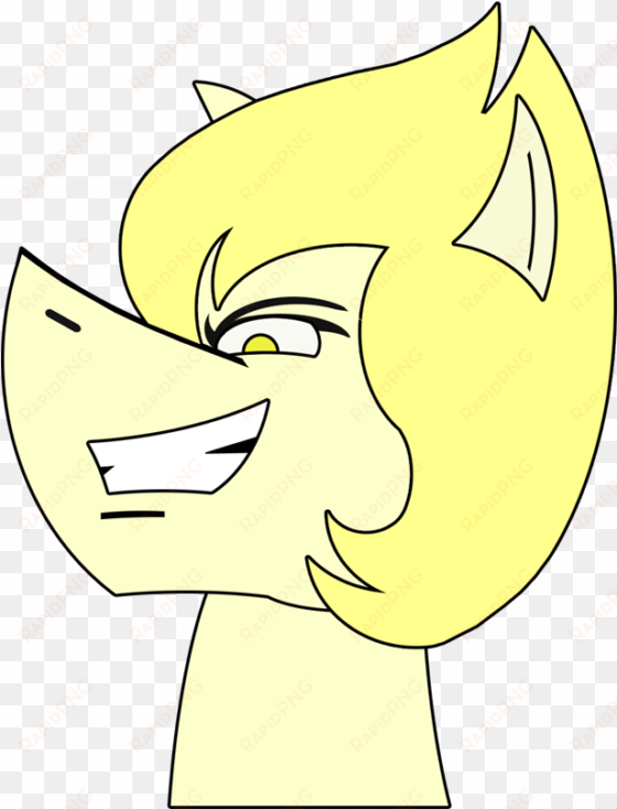 combatkaiser, ponified, safe, simple background, smirk, - pearl