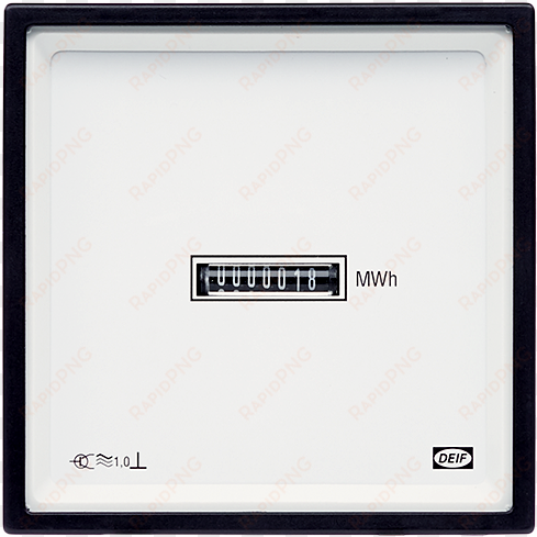 Combined Kwh Counter And Power Meter Wqr96 Mkii, Wq2r96 - Data Storage Device transparent png image