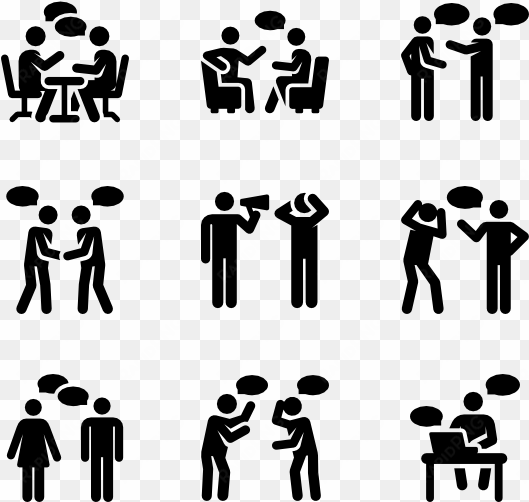 communication pictograms - pictogram talking