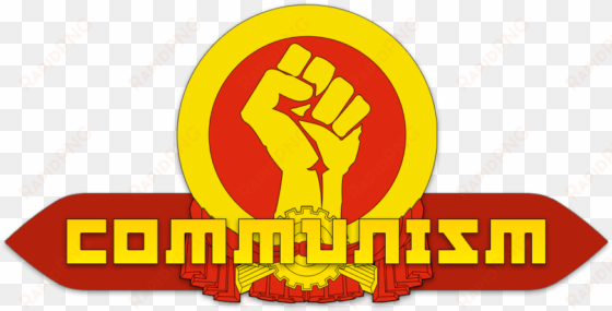 communism to me means a group of people or community - power symbol