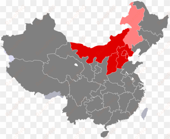 communists take over north china - north china region