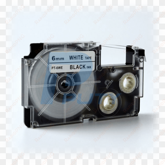 compatible black on white xr-6we 6mm label tapes for - label printer