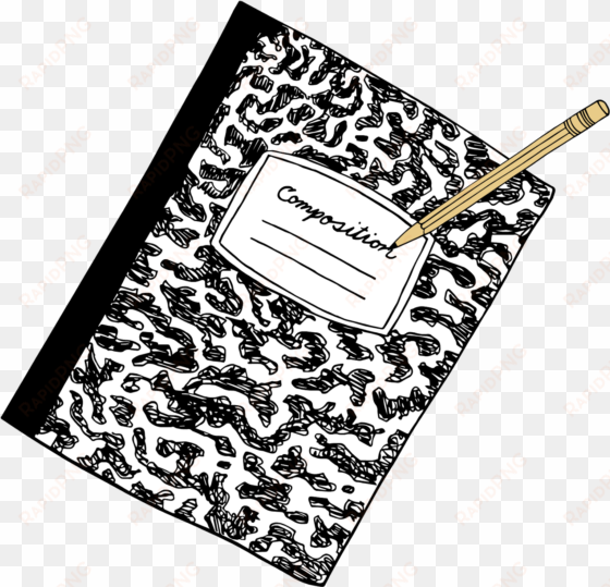 Composition Book Canvas Print - Small By Endless Summer transparent png image