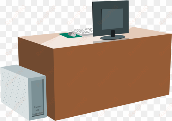 computer desk png hd - computer desk