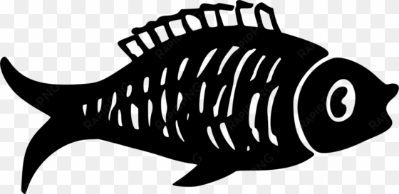 computer icons fish bone black and white download