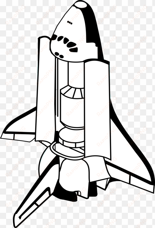 computer icons space shuttle program drawing share - space shuttle cartoon white and black