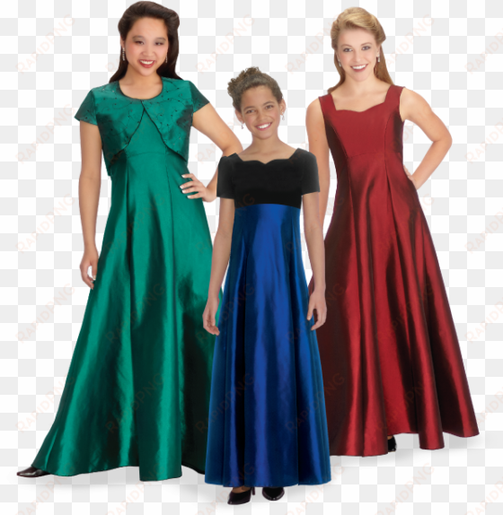 concert choir apparel - high school choir dresses