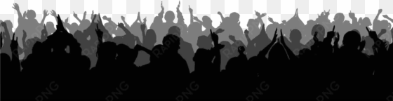 concert crowd clip art free cliparts - cheering crowd silhouette