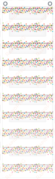 confetti 10 pocket file storage pocket chart - learning centers in american elementary schools