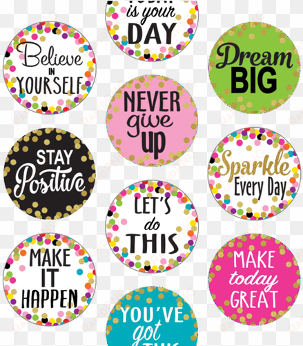 confetti positive sayings accents - teacher created resources confetti calendar