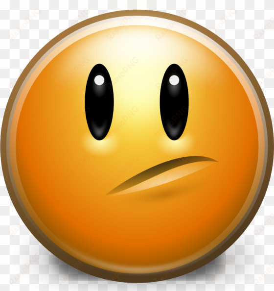 Confused Emoji transparent png image