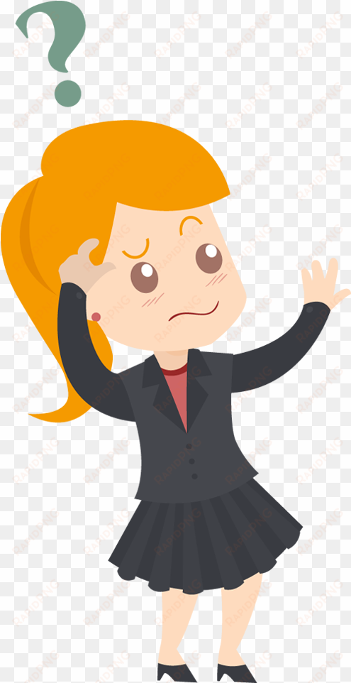 confused person png animated - confused png