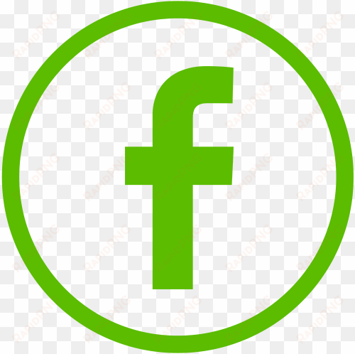 Connect With Us - Facebook Logo Png Green transparent png image