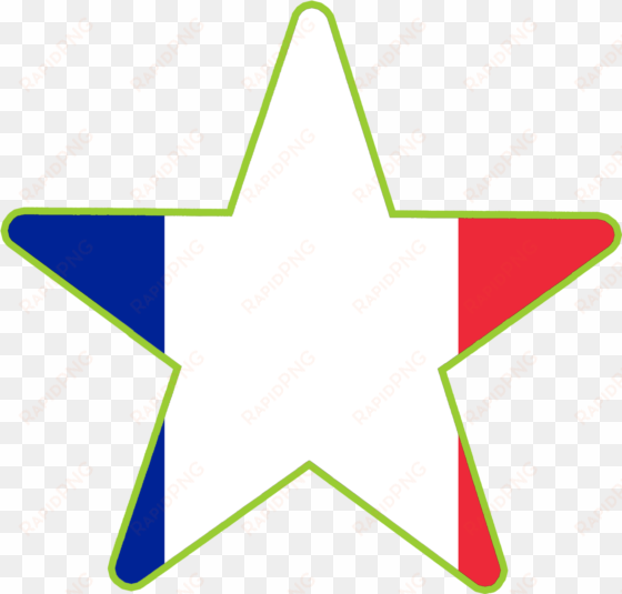 connections star languages french flag - circle