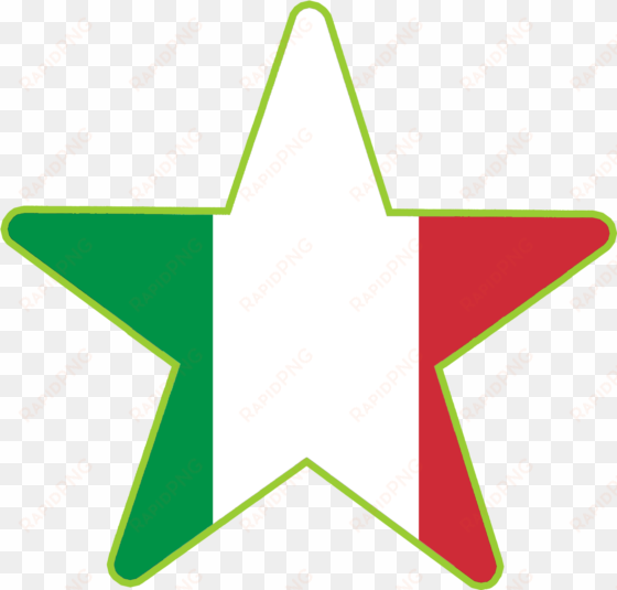 connections star languages italian flag - flag