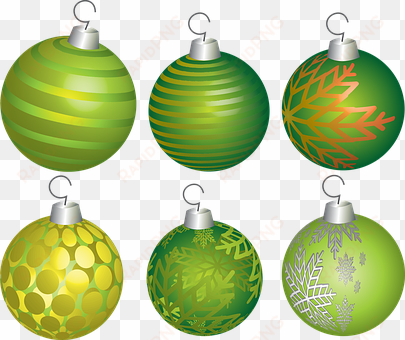 conos de pino - bolas de navidad verde png