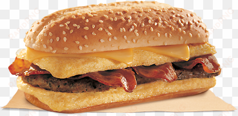 conquer your morning hunger with the enormous omelette - omelette sandwich burger king