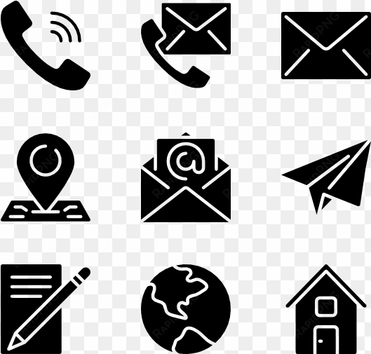 contact us 50 icons - contacto png