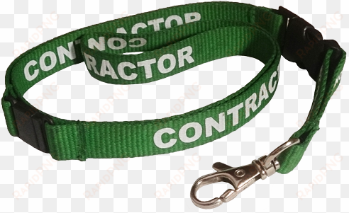 contractor lanyard green 15mm lobster claw l 15s cont - belt