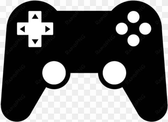 controller png clip art black and white stock - game icon png