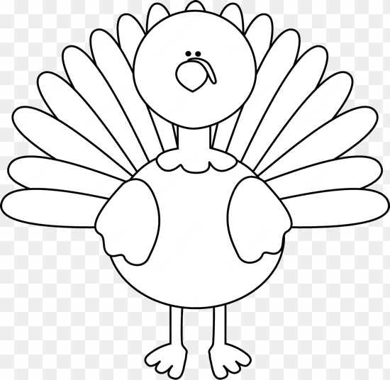 cooked turkey clipart black and white - turkey png black and white