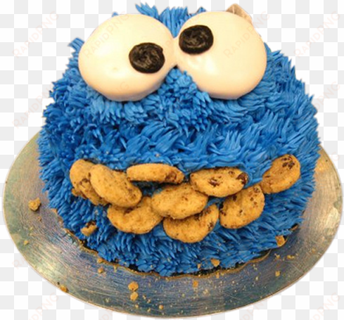 cookie cakes nyc - cookie monster bday party
