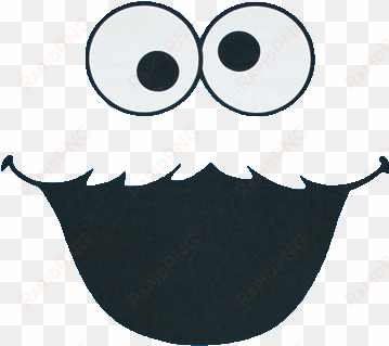 cookie monster background png download - cookie monster face