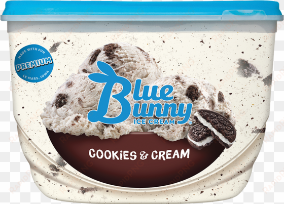 cookies & cream ice cream sundae - blue bunny cookies and cream ice cream