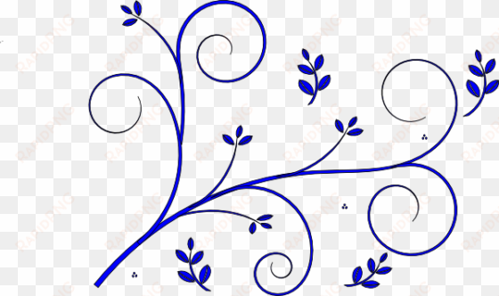 cool design clipart - vine line drawing flower