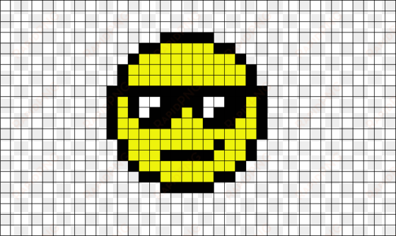 cool emoji pixel art pixel art emoji 15 - happy emoji pixel art