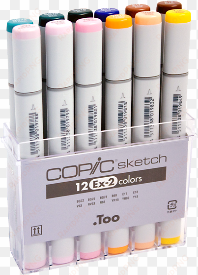 copic sketch marker 12 color set ex2 - copic sketch marker 12 set ex-2 colours