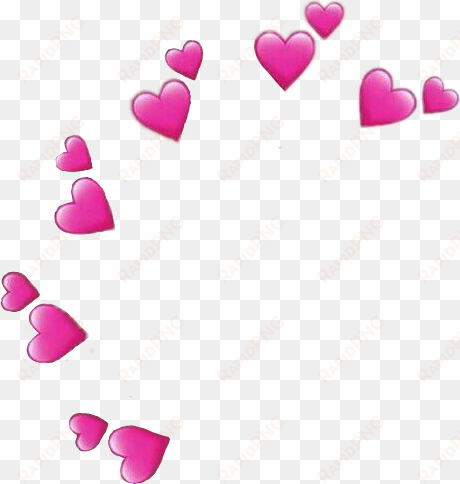 Corazones Corazon Corona Amor Emojis - Picsart Photo Studio transparent png image
