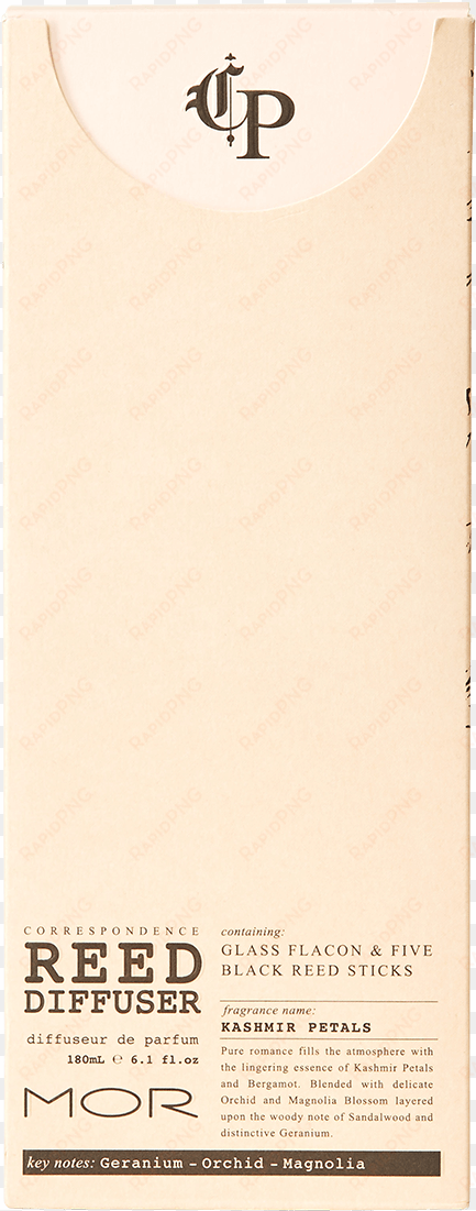 Cord01 Kashmir Petals Reed Diffuser Box B - Mor Quince Persimmon Reed Diffuser 180ml transparent png image