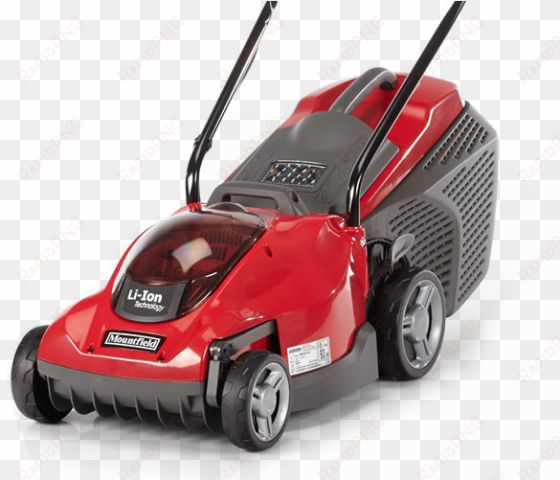 cordless battery-powered lawn mowers - mountfield (322486358/0) - genuine princess 34 li grassbox