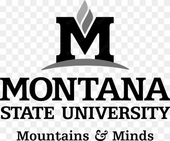 core logo with mountains & minds tagline - montana state university logo .png