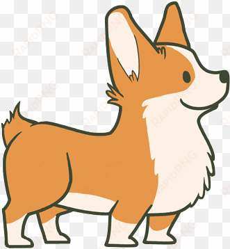 corgi clipart transparent background - corgi drawing