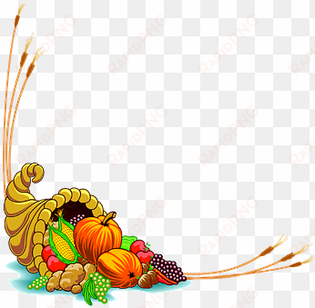 cornucopia, harvest, thanksgiving - thanksgiving borders clip art free