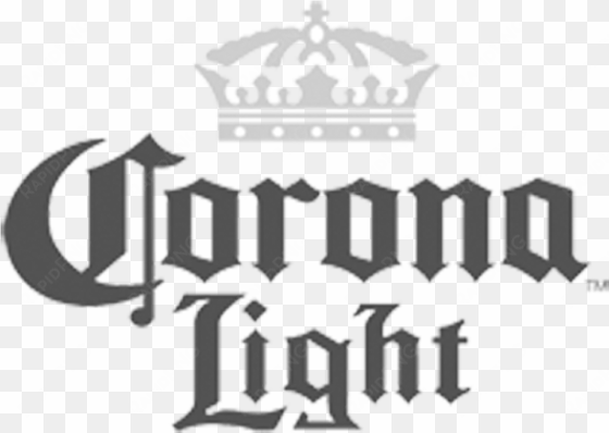 Corona Logo Scroll Bar - Corona Light White Logo transparent png image