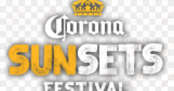 Corona Sunset Festival Logo transparent png image