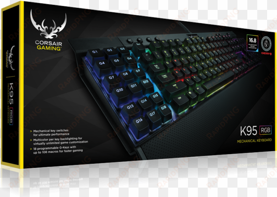 corsair gaming unleashes rgb keyboards - corsair k95 keyboard price
