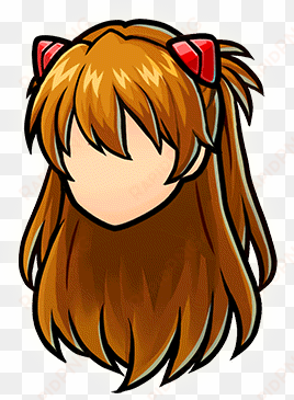 cosmetic item-asuka hair 001 render - hair