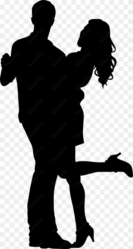 couple dancing silhouette png