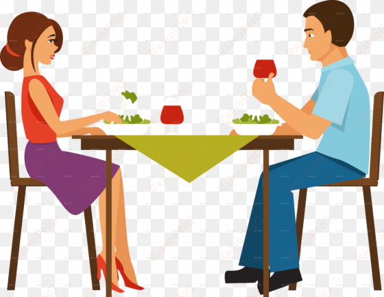 couple dinner png - couple dinner vector png