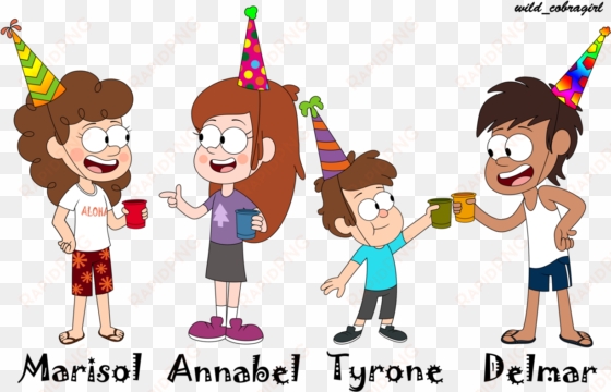 cousins - gravity falls mariol and delmar