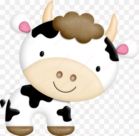 cow - cute farm animals png