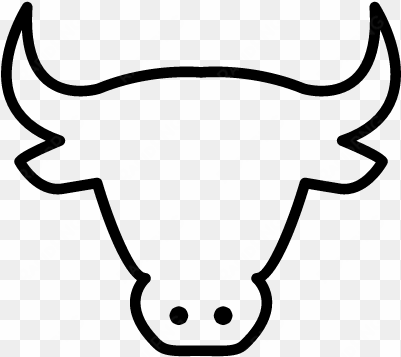 cow head outline vector - cow head png