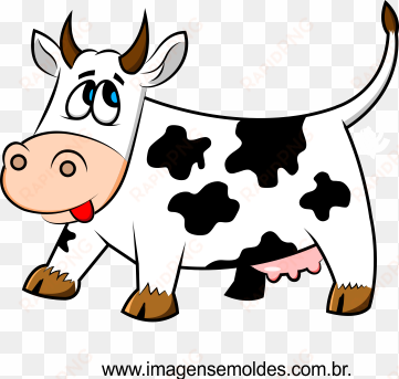 cow on grass clipart