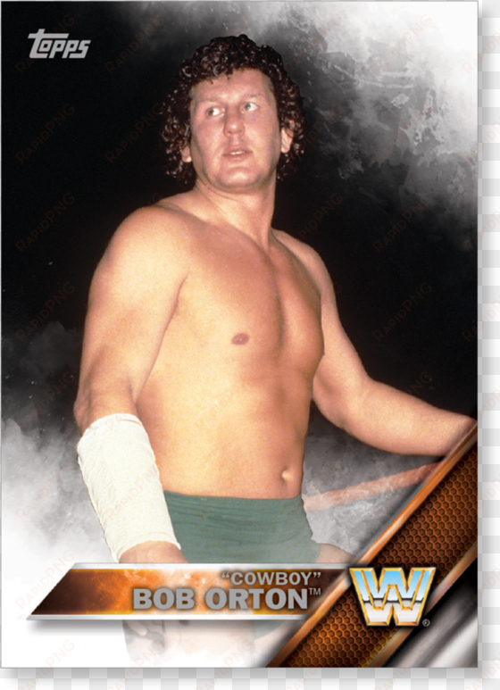 "cowboy" bob orton 2016 topps wwe now, then and forever - 2016 topps wwe base cards topps