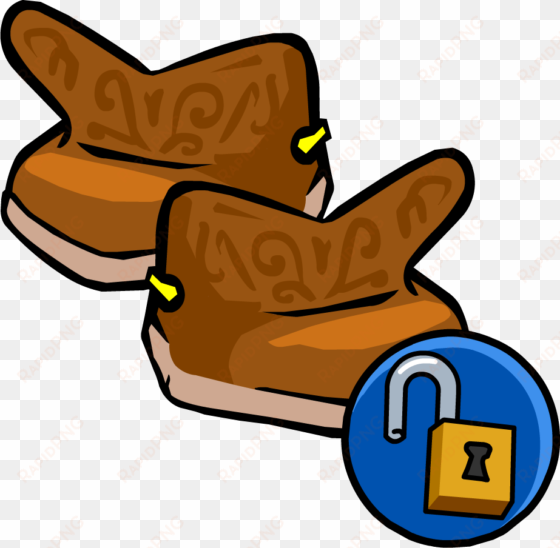 cowboy boots unlockable icon - cowboy