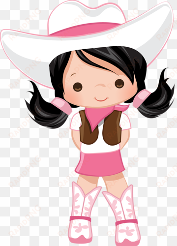 cowboy e cowgirl - cowboy menina png